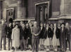 School Outing at House of Commons, London with host Edward Evans, MP, 1953