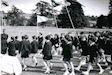 Mr. Webb leading Houses on Sports Day 1956 thumbnail
